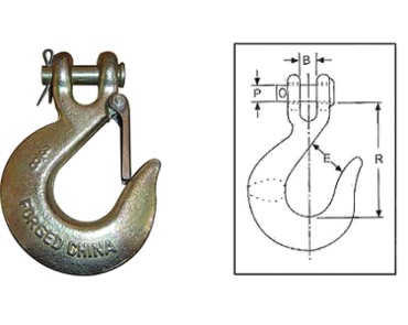 CLEVIS SLIP HOOKS WITH LATCH H331/A331