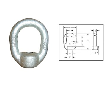 G400 EYE NUT	